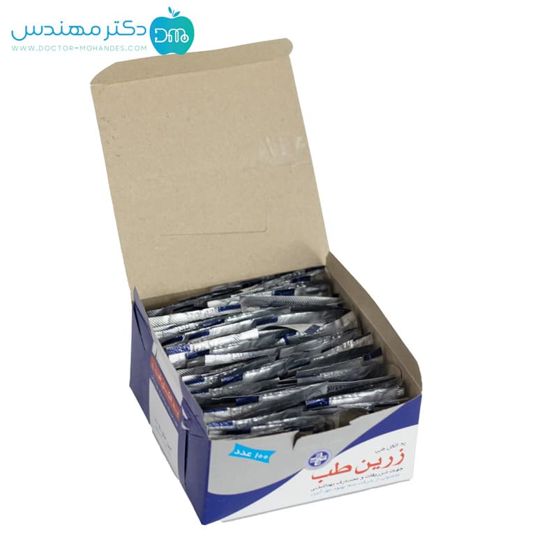 پد الکل (بسته 100 عددی) زرین طب