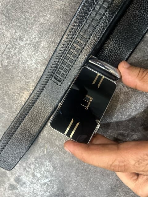 کمربند ریلی چرم مصنوعی تولید ایران cod 9746