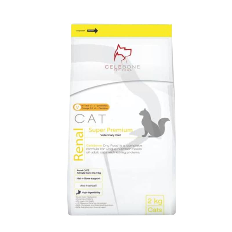 غذای خشک گربه سلبن مناسب برای مشکلات کلیوی وزن 2 کیلوگرم