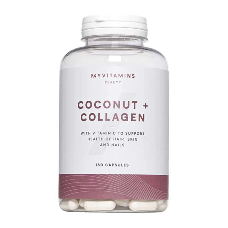 کپسول کوکونات کلاژن مراقبت از پوست،مو و ناخن مای ویتامینز 180 عددی ا Coconut Collagen My Vitamins