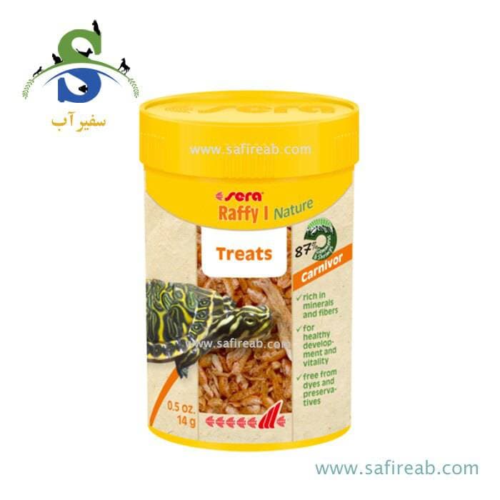 غذای گاماروس طبیعی خزندگان گوشت خوار رافی آی نیچر سرا