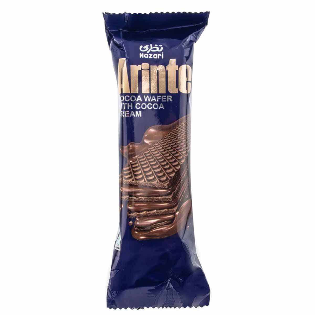 ویفر کاکائویی با کرم کاکائو آرینته نظری 55 گرم