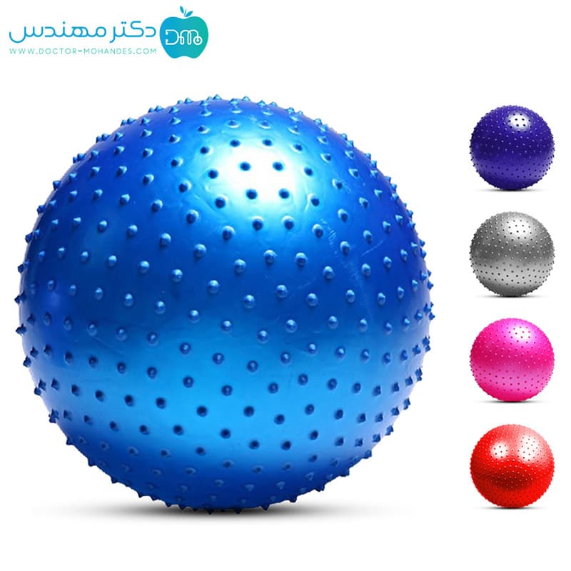 توپ جیم بال خاردار سایز 85 همراه با تلمبه