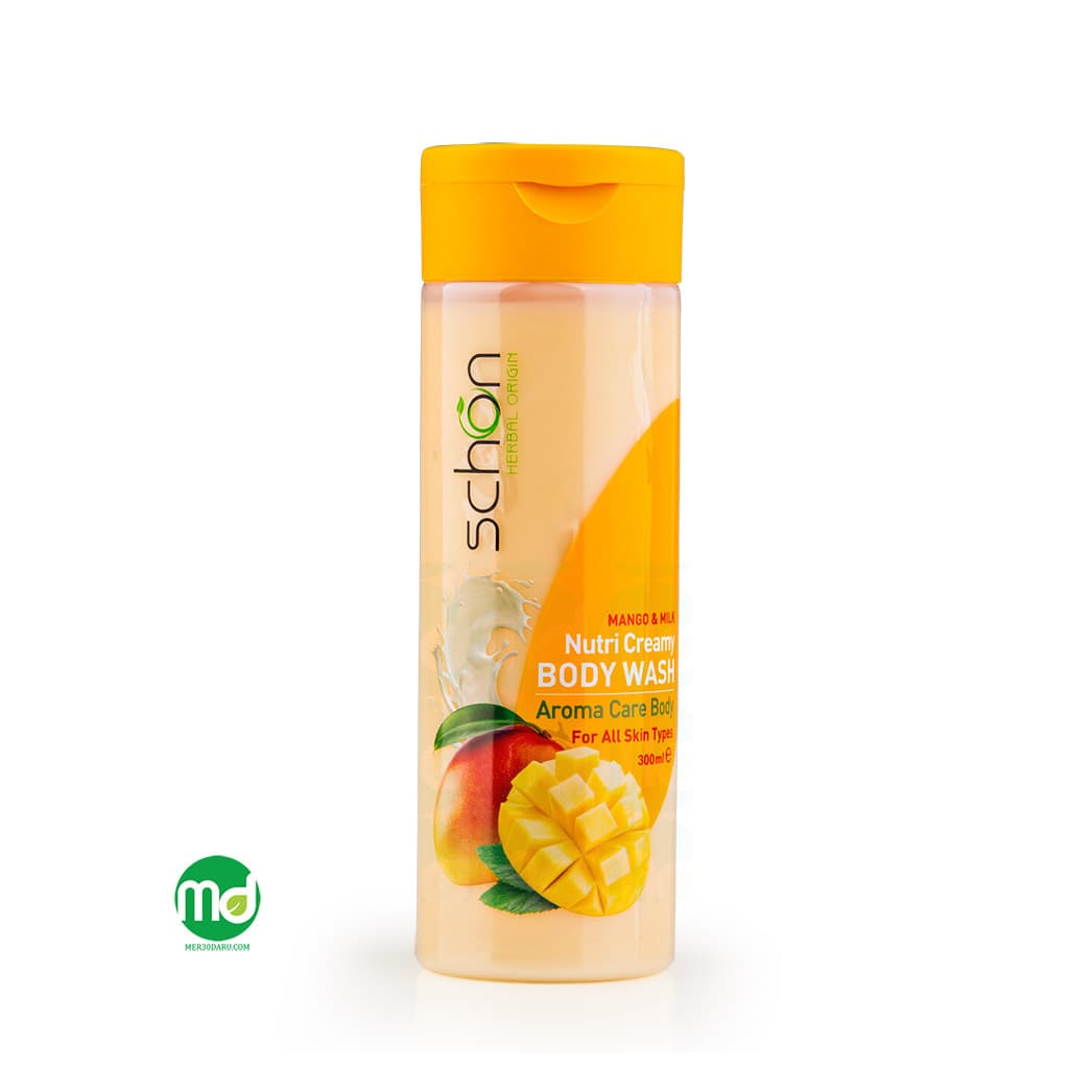 شامپو کرمی مغذی بدن شون با رایحه انبه