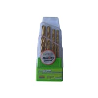 مجموعه 10 عددی مته آهن تیتانیوم سیلور مدل GT-BT10