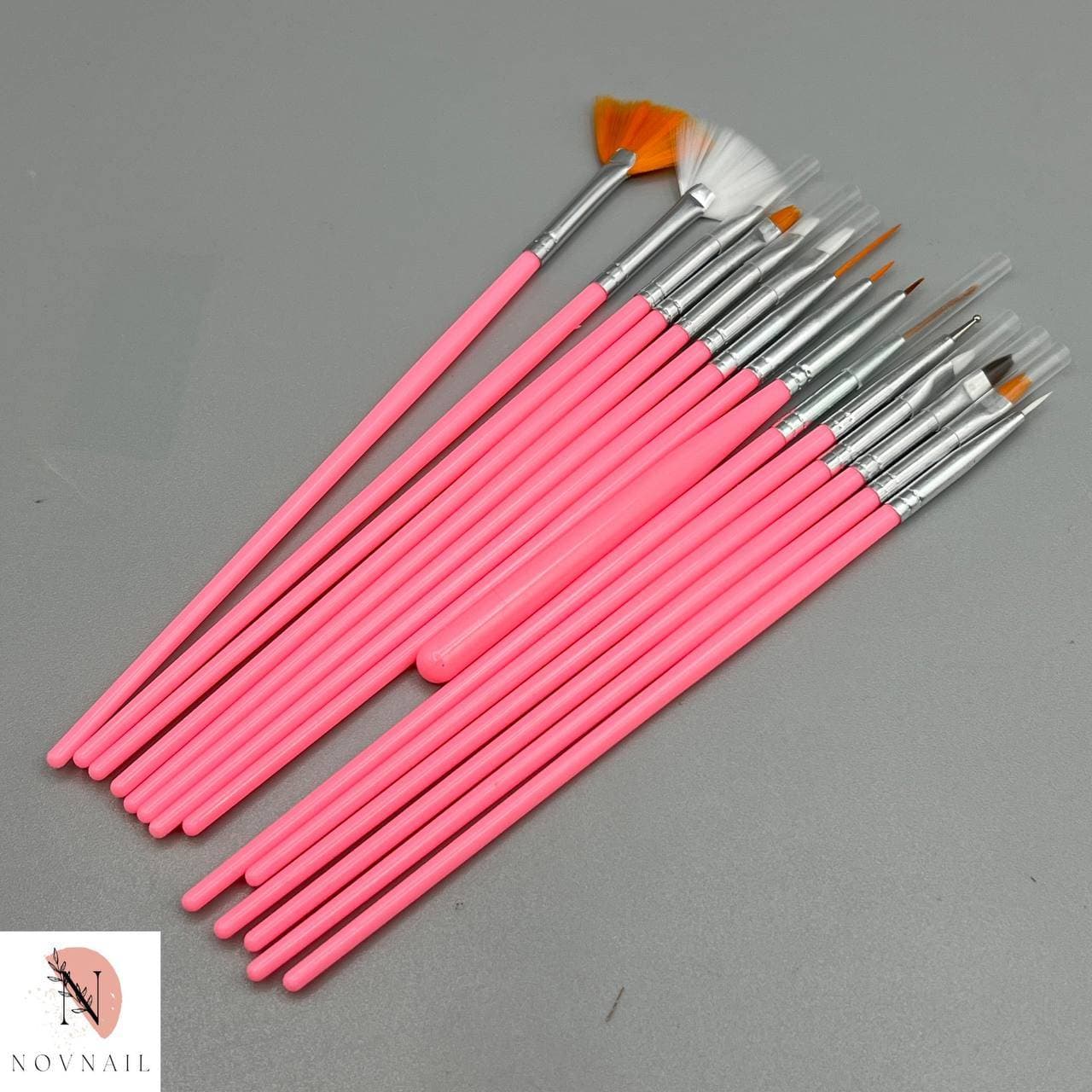 ست 15عددی قلم طراحی صورتی