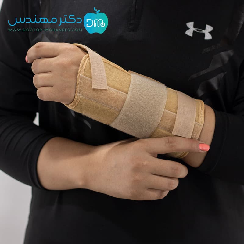 مچ بند آتل دار پاک سمن دست چپ کد052