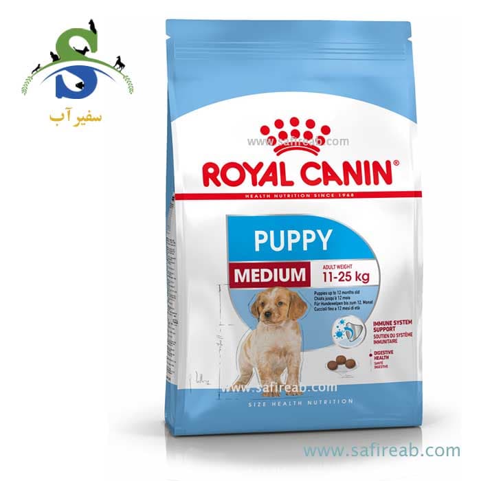 غذای خشک توله سگ مدیوم پاپی رویال کنین (۴ کیلوگرم)