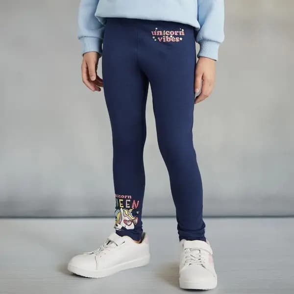 شلوار بچه گانه دخترانه برند مکس مدل Unicorn Leggings