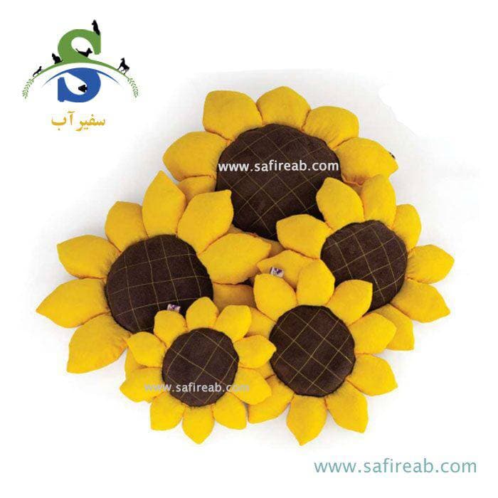 تشک سگ و گربه و جوندگان مدل گل آفتابگردان (پک ۵ عددی) جیمبو