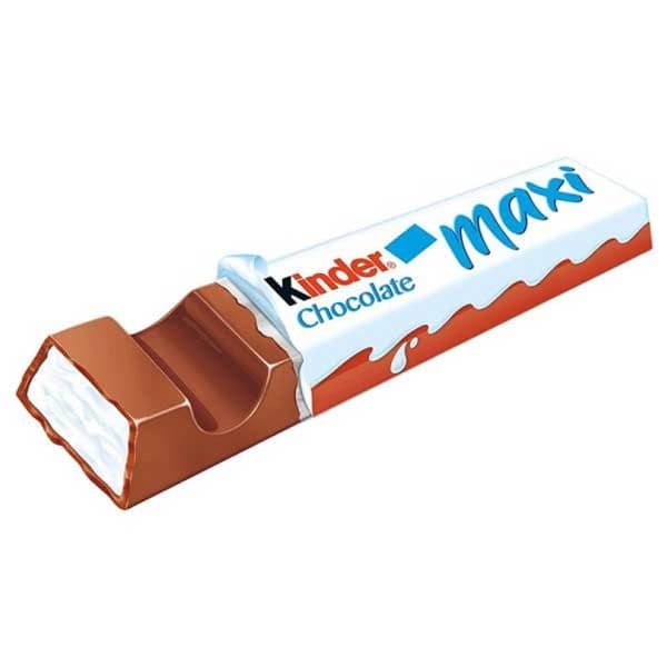 شکلات شیر کاکائو مکسی کیندر 21 گرم