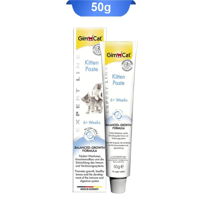خمیر بچه گربه جیم کت برای کمک به رشد طبیعی (GimCat) وزن 50 گرم کد 112022