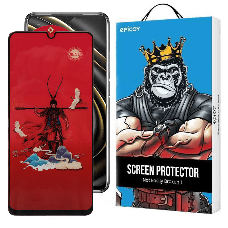 گلس گوشی شیائومی Poco M3-Poco M2 Reloaded-Poco M2 4G اپیکوی مدل Monkey King