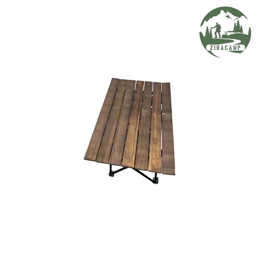 میز کمپینگ چوبی تاشو دنیز پایه فلزی