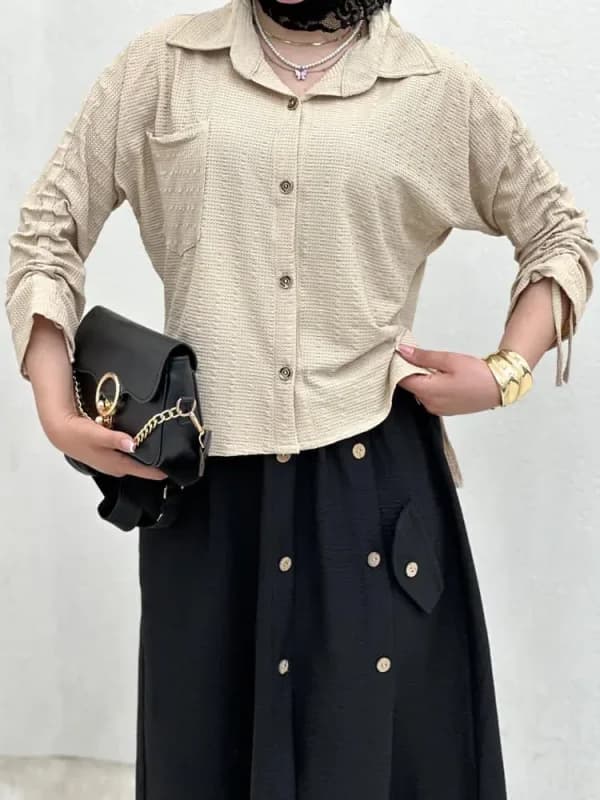 شومیز آستین گت S.D