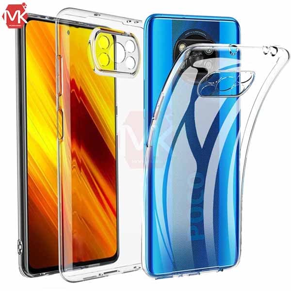 قاب محافظ شیائومی Transparent Clear Case | Poco X3 Pro | Poco X3 NFC