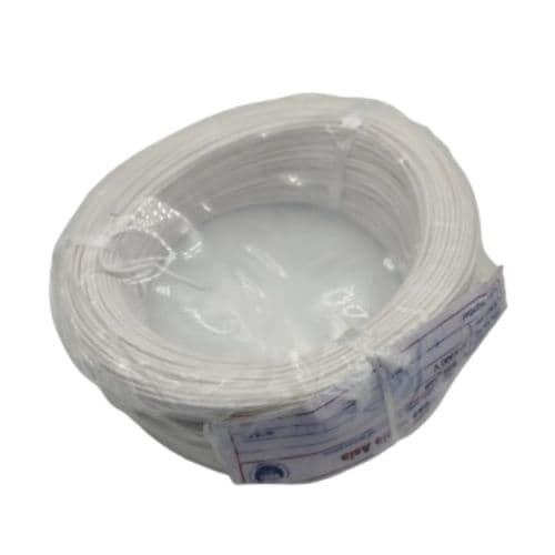 سیم نازک افشان ۰.۲۵ *۱ سفید حلقه ۱۰۰ متری + عمده