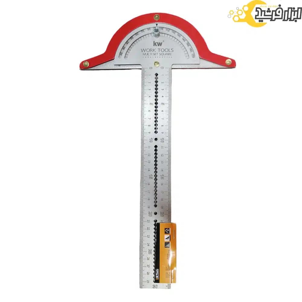 خط کش نقاله دار T شکل KW