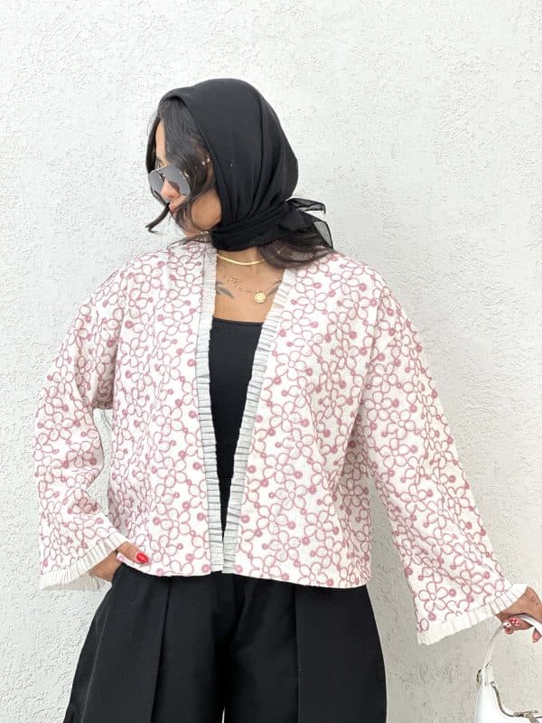 کت دانتل آستین گیپور