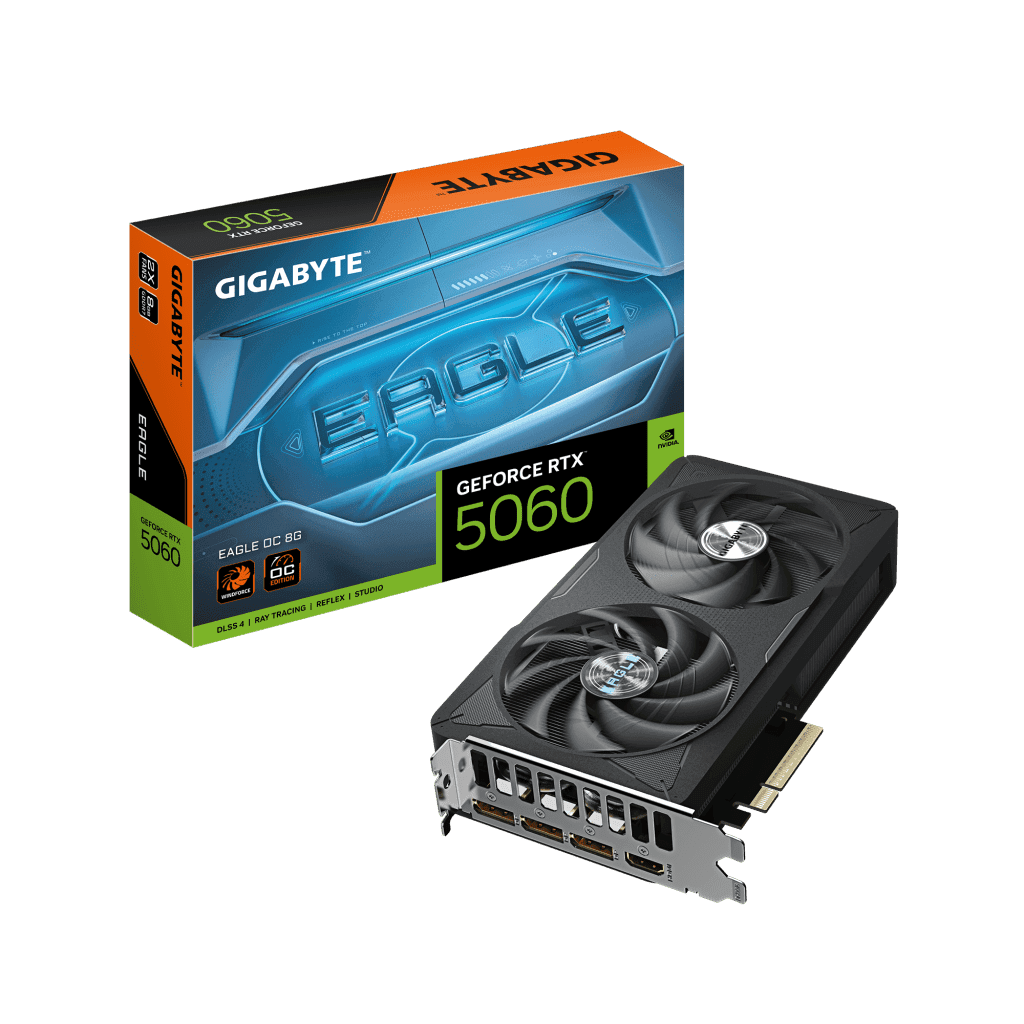 کارت گرافیک گیگابایت مدل GeForce RTX 5060 EAGLE OC 8G