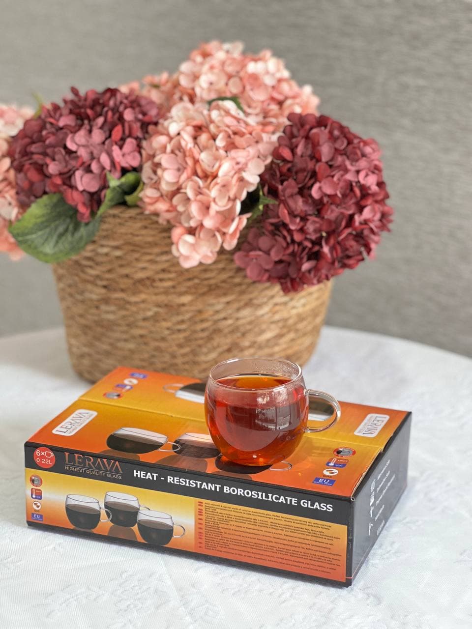 فنجان پیرکس کوپ لراوا LERAVA کد 601