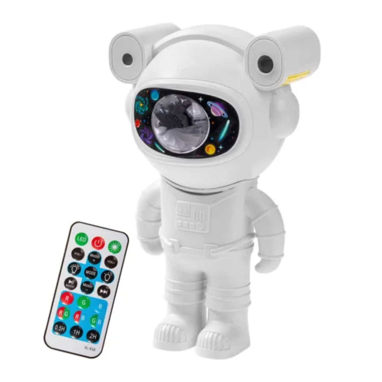 چراغ خواب کهکشانی اسپیکردار طرح آدم فضایی مدل XL-819