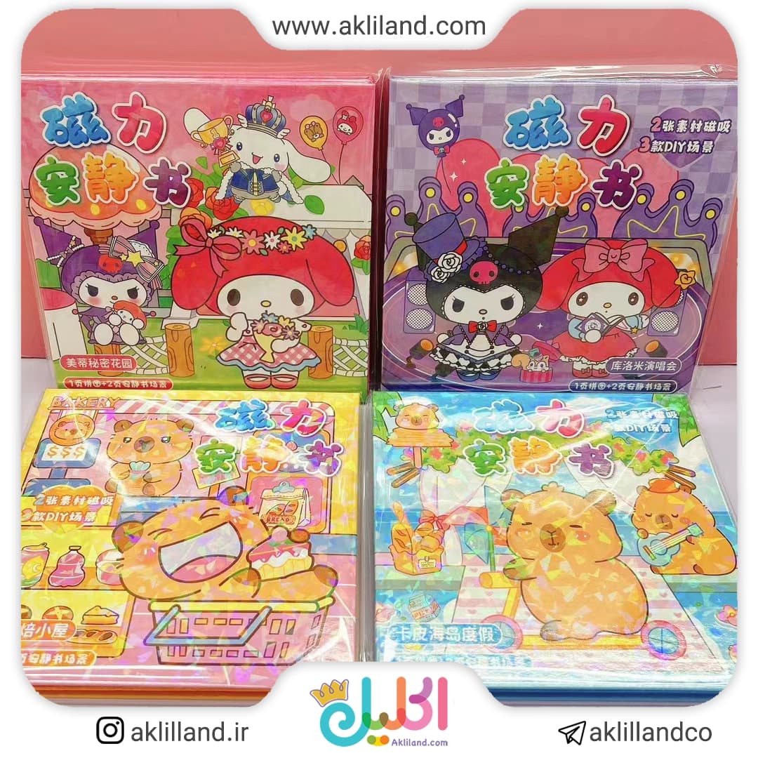 پازل و استیکر مگنتی(مدل رندوم)