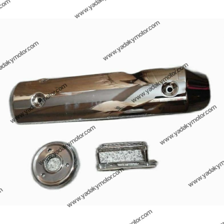 استیل روی اگزوز کامل موتورسیکلت کثیر ۲۰۰