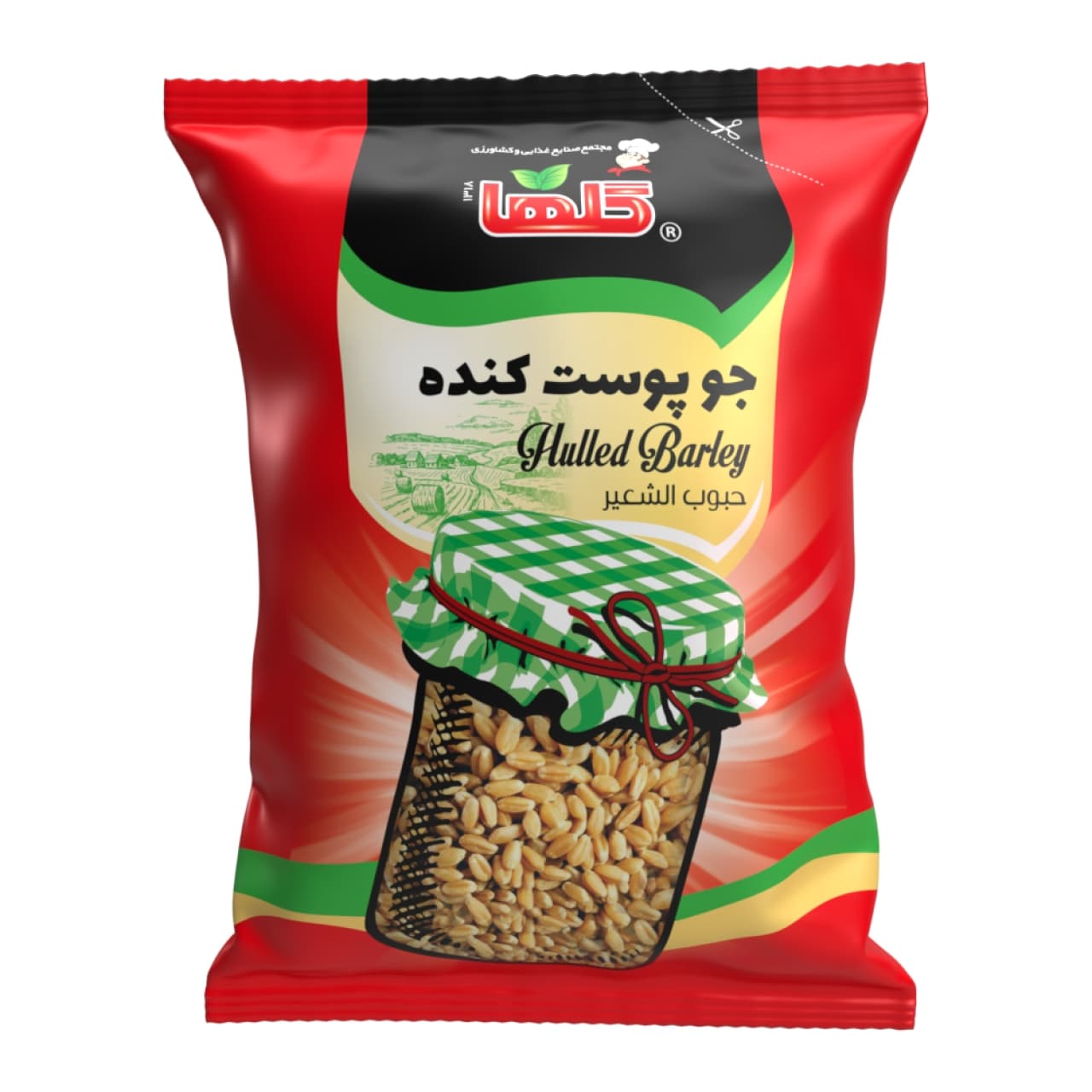 جو پوست کنده گلها حجم 900 گرم – سلفونی