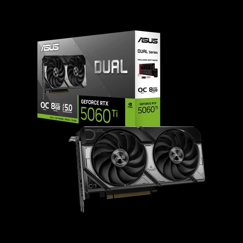 کارت گرافیک ایسوس مدل DUAL RTX 5060 Ti OC 8GB