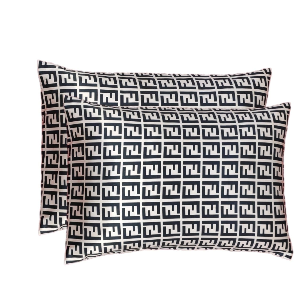 رو بالشی مدل ساتن ابريشم مجموعه 2 عددي