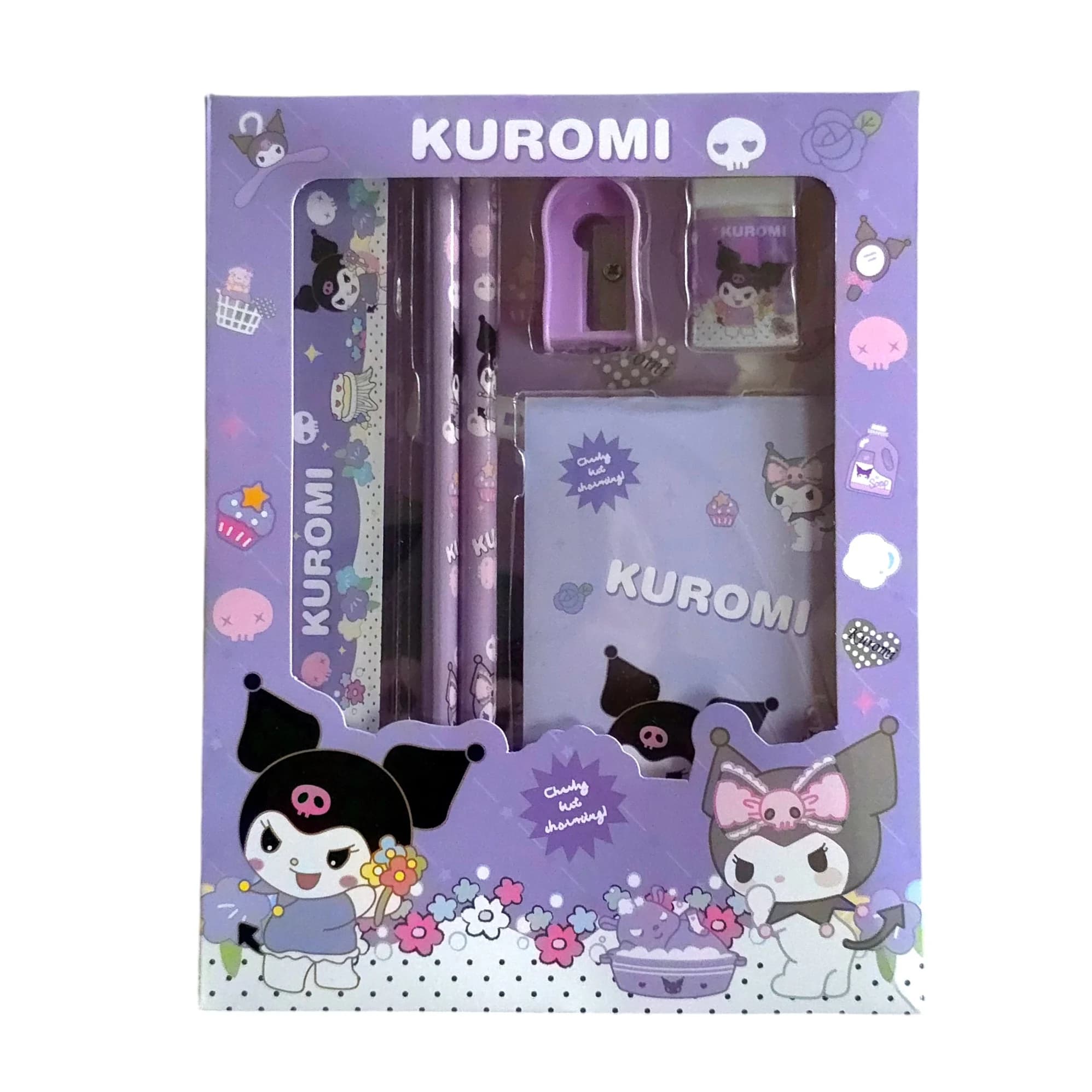 ست لوازم التحریر طرح کرومی بسته 6 عددی