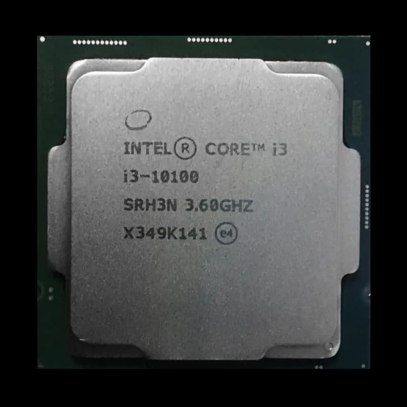پردازنده مرکزی اینتل سری Comet Lake مدل Core i3 10100 Tray فروش تنها به همراه مادربرد