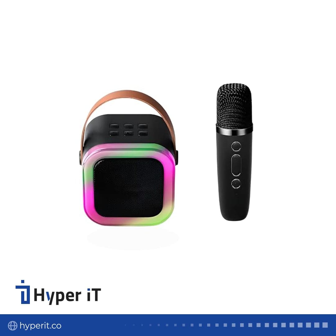 مینی اسپیکر بلوتوثی قابل حمل همراه با میکروفون بیسیم مدل K12