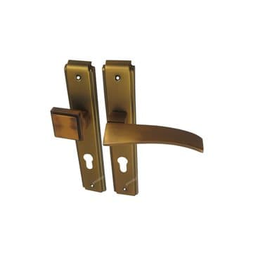 دستگیره پلاک آپارتمانی چپ شکلاتی نیکو مدل 105