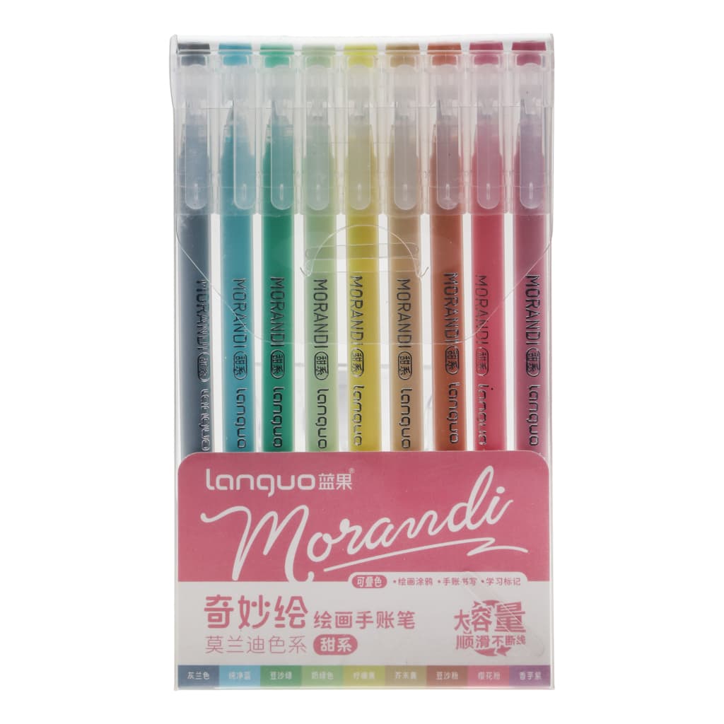 روان نویس لنگو مدل morandi بسته 9 عددی
