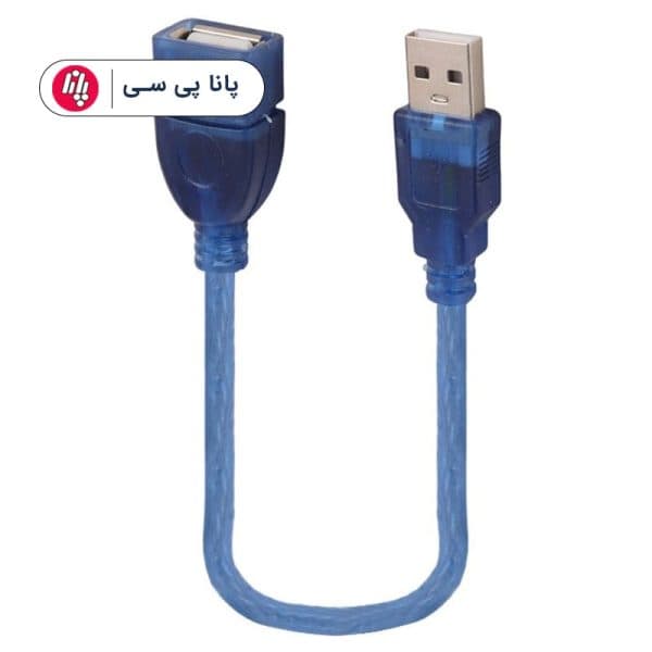 کابل افزایش USB مدل پی نت P-NET 30CM رنگ آبی