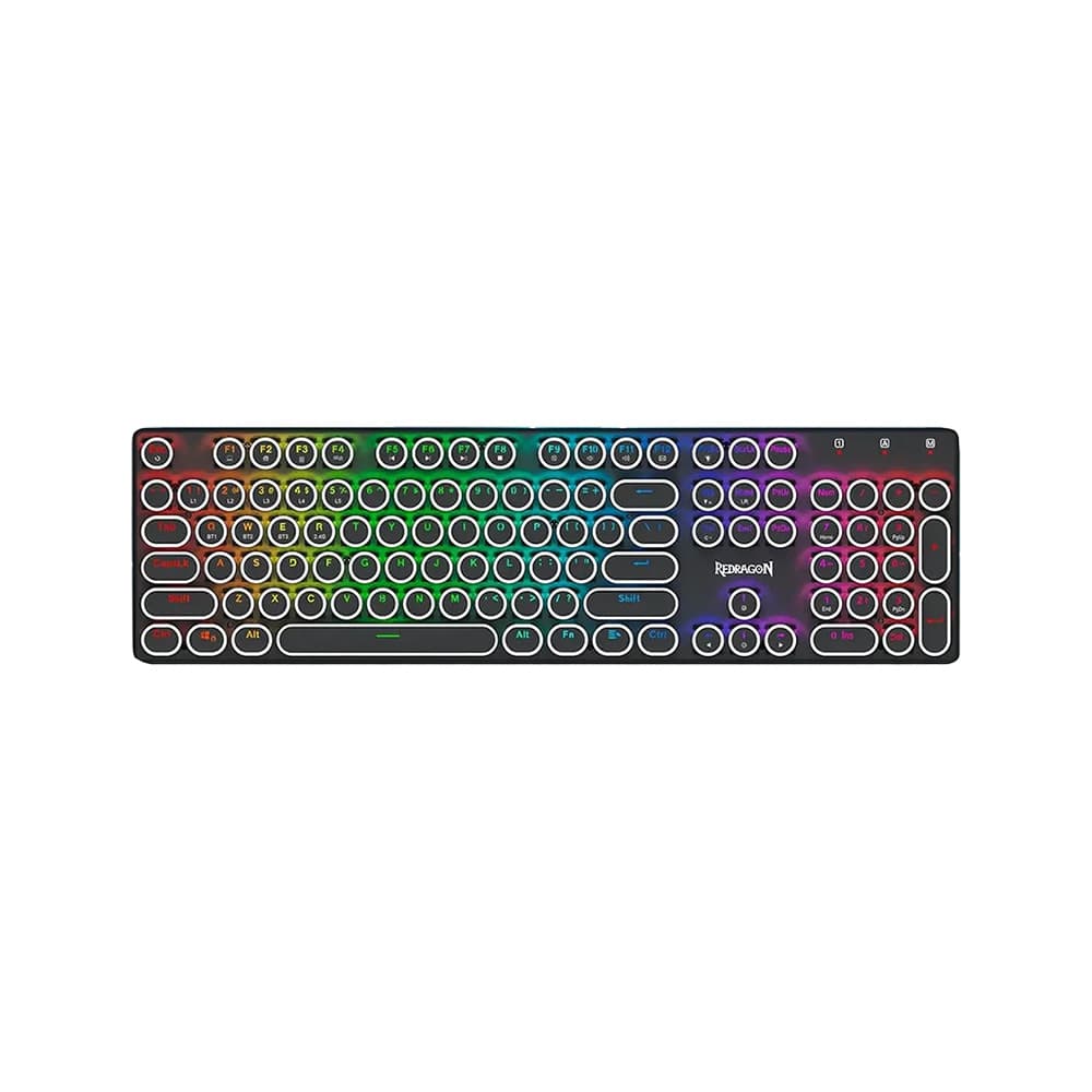 کیبورد گیمینگ بی سیم ردراگون مدل Flare Pro K710 RGB با سوئیچ مکانیکال آبی