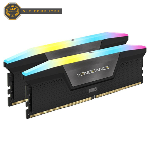 رم کورسیر VENGEANCE RGB White 32GB 16GBx2 5200MHz CL40 DDR5