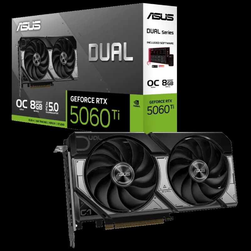 کارت گرافیک ایسوس مدل DUAL RTX 5060 Ti OC 8GB