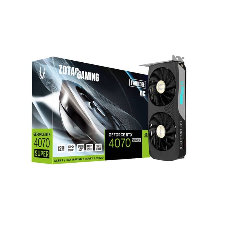 کارت گرافیک زوتک مدل GAMING GeForce RTX 4070 SUPER Twin Edge OC 12GB