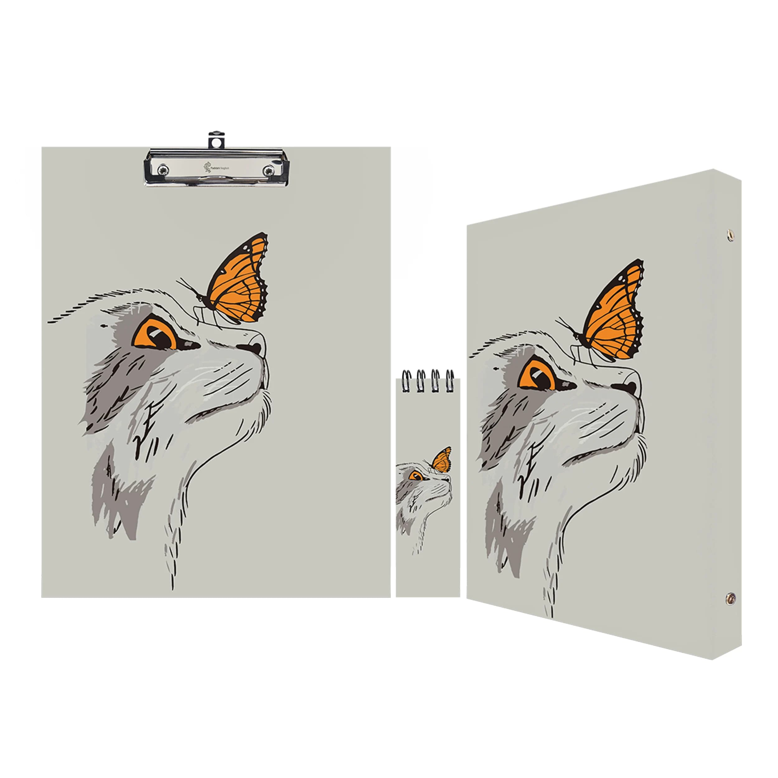 بسته لوازم تحریر پدیده نقش مدل meow بسته 3 عددی