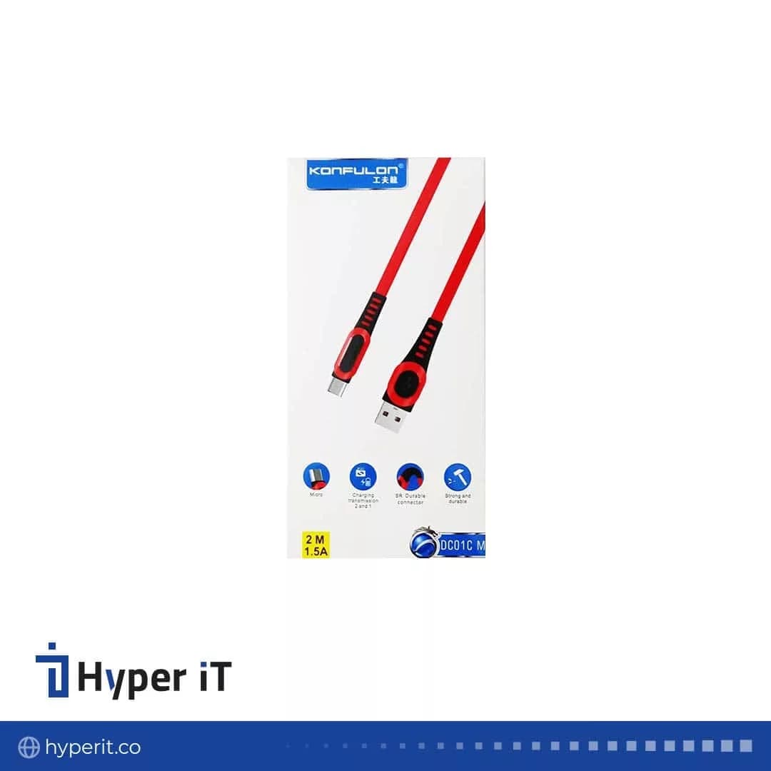 کابل شارژ MicroUSB کانفلون 2M