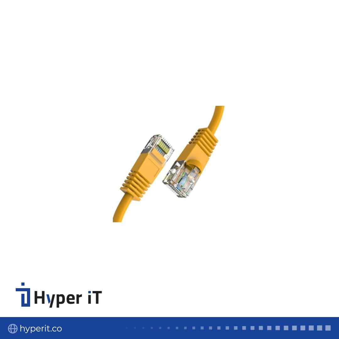 پچ کورد cat 6 50cm زرد دیتالند