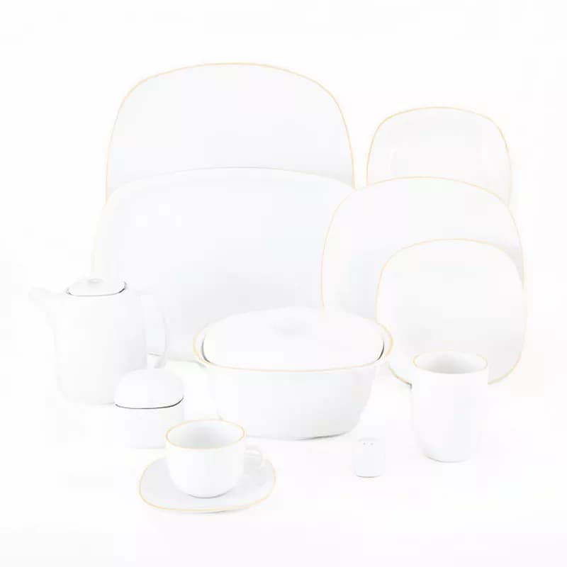 سرویس چینی زرین 12 نفره کامل زرین (98 پارچه)