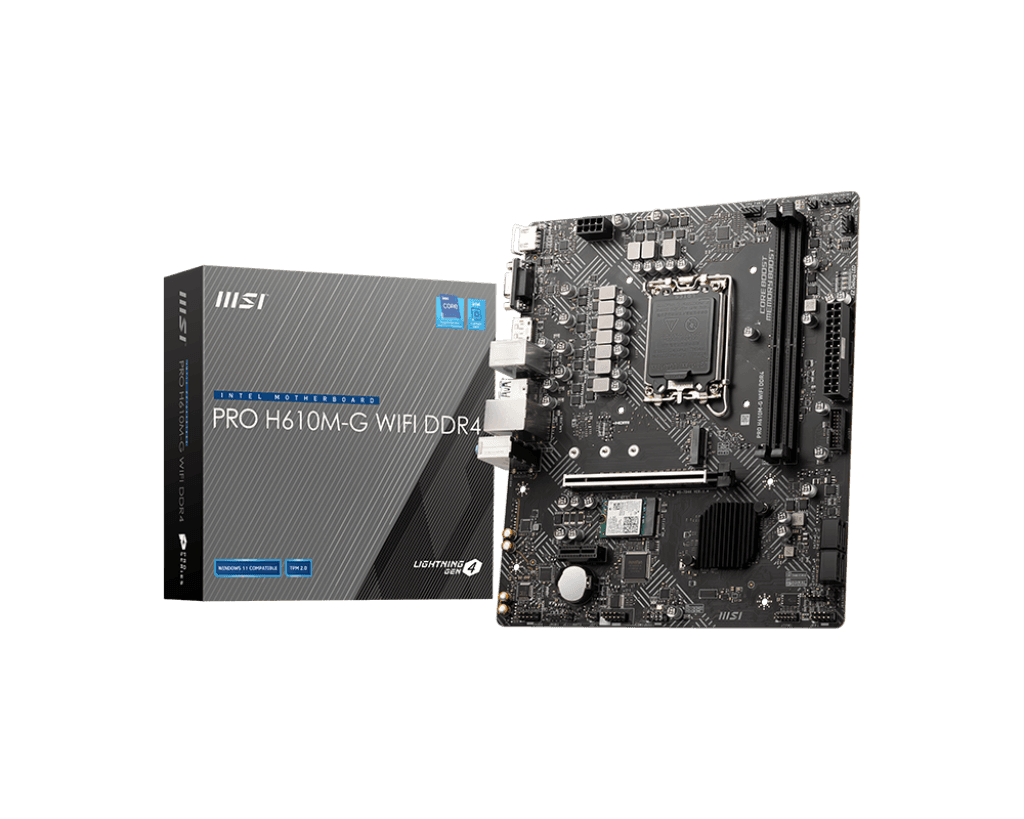 مادربرد ام اس آی مدل PRO H610M-G WIFI DDR4
