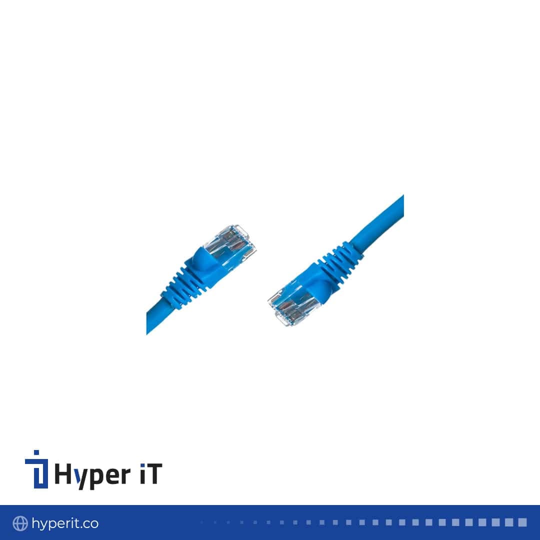 پچ کورد cat 6 30 cm utp آبی