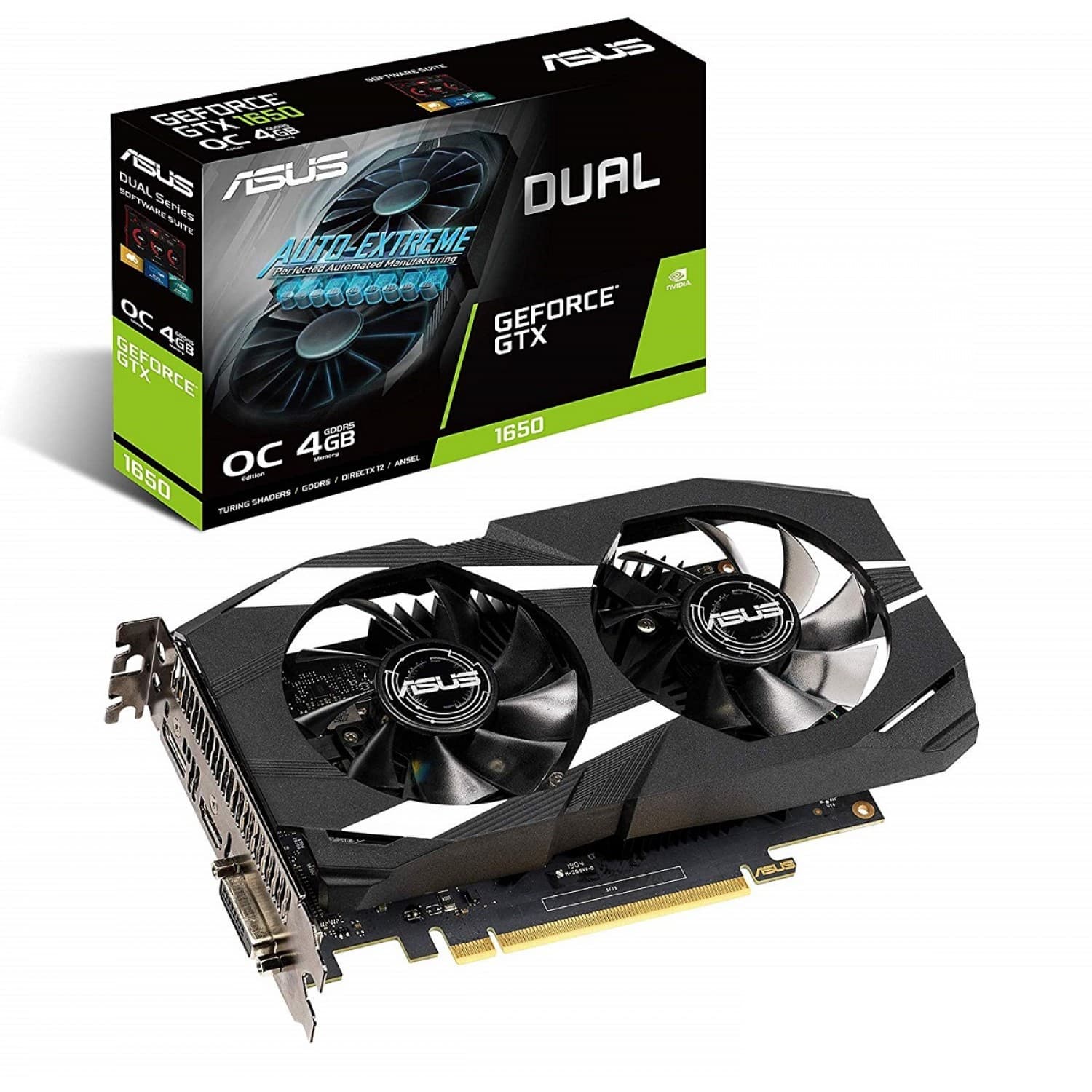 کارت گرافیک ایسوس مدل Dual GTX 1650 4GB OC