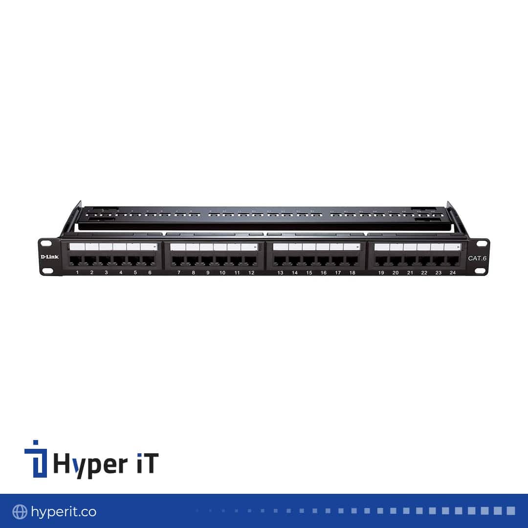پچ پنل utp cat 6 24port-d