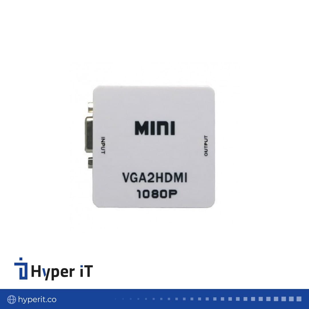 تبدیلVGA TO HDMI بدون صدا EN52 پک سبز